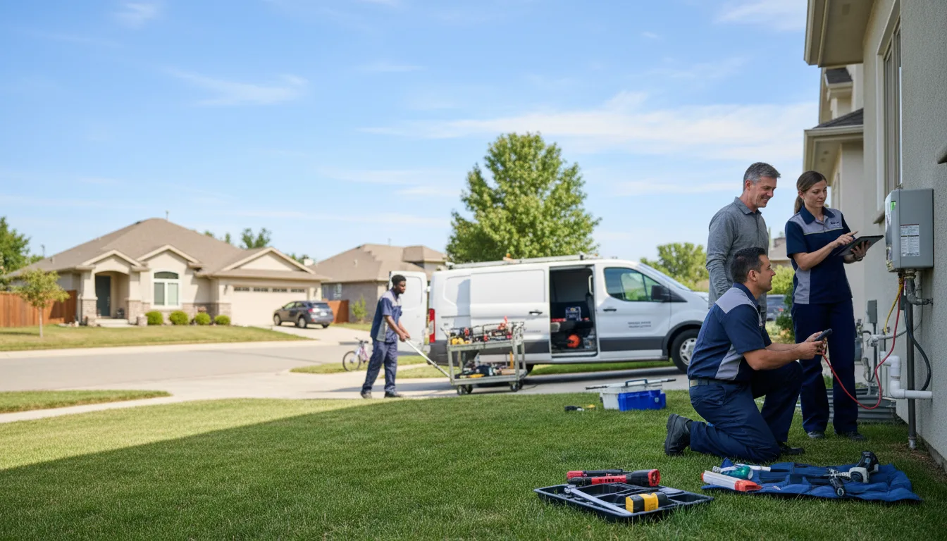 Tankless water heater service in Valmeyer, IL